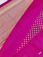 Nandi Embroidered Pure Cotton Banarasi Saree from Varanasi